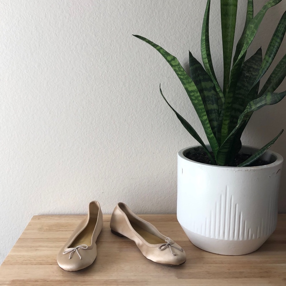 🩰 J.Crew Satin Flats